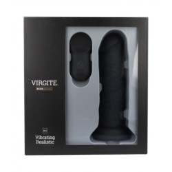 Realistični Vibrator R11 Black 14,4Cm S Daljinskim Upravljačem