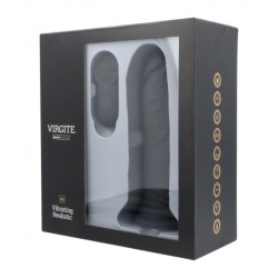 Realistiškas Vibratorius R11 Black 14,4Cm Su Nuotoliniu Valdymu