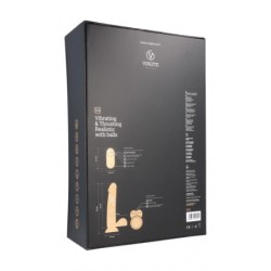 Vibromasseur réaliste Up & Down R14" Noir 23Cm Avec Télécommande