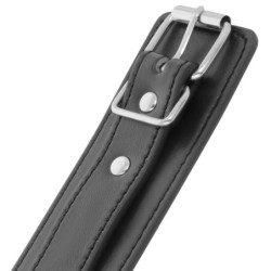 Черни регулируеми белезници с двойна подсилваща лента