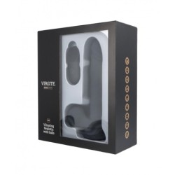 Vibrador Realista R16 Preto 16 Cm C/ Controlo Remoto