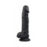 Doble Capa Realista 20Cm Amb Testicles R23 Negre