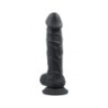 Dupla Camada Realista 20Cm Com Bolas R23 Preto