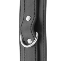 Черни регулируеми белезници с двойна подсилваща лента