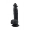Dupla Camada Realista Com Bolas 20Cm R28 Preto
