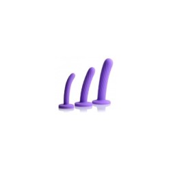 Set X 3 Dildoane Silicon Mov Tri-Play Pentru Ham