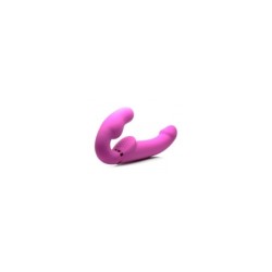 Arnés Inflable Para Mujer Usb Vibrador C/ Mando Rosa