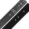 Cătușe Ajustabile Negre Cu Bandă Dublă de Întărire