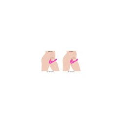 Ham de Inflație Pentru Femei Vibrator USB C/ Telecomandă Roz
