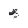 Arreio Duplo Silicone Usb C/ Comando Preto