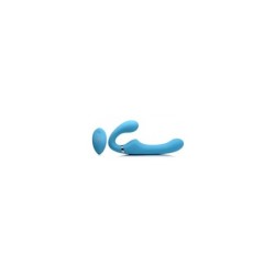 Arnés Doble Silicona Usb C/ Comandament Blau