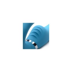 Arnés Doble Silicona Usb C/ Comandament Blau