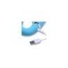 Arreio Duplo Silicone Usb C/ Comando Azul