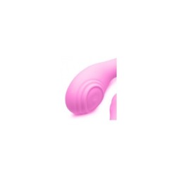 Arreio Duplo C/ Comando E Pulsatório Ponto G Usb Rosa
