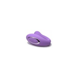 Vibrador Duplo Com Pulsatório Usb C/ Controlo Remoto Lilás