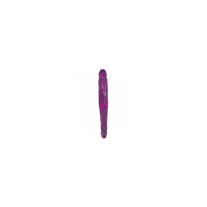 Dildo Double Slim Stick 33 Cm Fialový