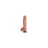 Penis Vibrator C/ Testicule Flesh 28 Cm
