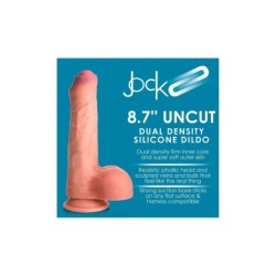 Dildo Penis m. Hoden Dual Density Uncut Flesh 22 cm