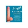 Dildo Pene C/ Testículos Doble Densidad Uncut Flesh 22'20 Cm