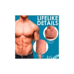 Dildo Penis Met Ballen Dubbele Dichtheid Onbesneden Vleeskleur 25 Cm