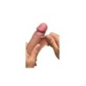 Duplo Dildo Silicone Jock Real Skin 40 Cm
