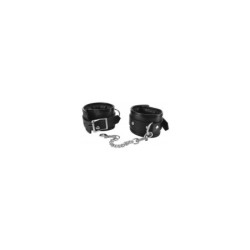 Menottes Avec Chaîne Et Cadenas Noires