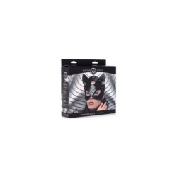 Zwarte Kitty Kat Masker