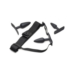 Set 3 Plug in Silicone C/ Imbracatura