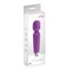 Oplaadbare siliconen Love Wand vibrator - paars