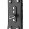 Lederhandschellen mit Futter verstellbar Schwarz