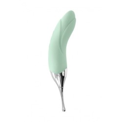 2 in 1 Zizlis-Vibrators Accuracy Usb Zaļš