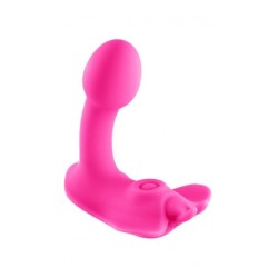 Vibrator m/ Fjernbetjening Butterfly Pink