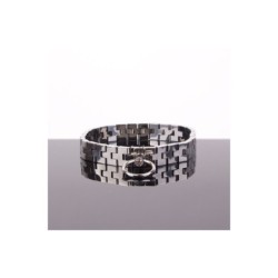 Artikulerat Halsband Med Vit Sten