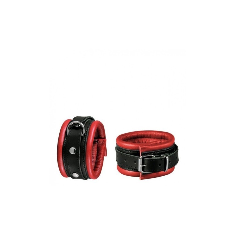 Esposas Tobillos 5 Cm Rojas/Negras