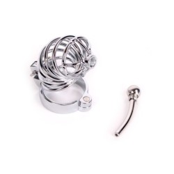 Cage de Pénis de Chasteté Avec Dilatateur Urétral