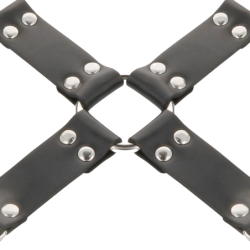 Menottes En Cuir Pour Pieds Et Mains Noir