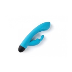 Polnilni vibrator V6 modre barve