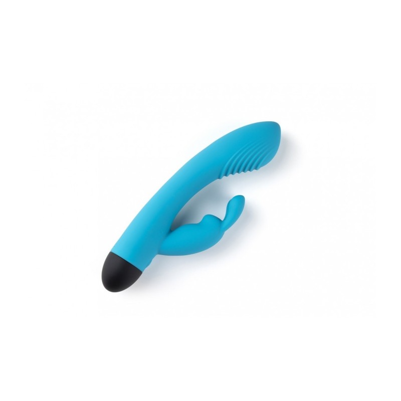 Polnilni vibrator V6 modre barve