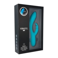 Punjivi vibrator V9 za tapkanje, plavi