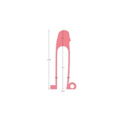Funda Pene Realística S5 Flesh 19 Cm C/ Vibración