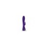Wiederaufladbarer Silikon-Rabbit-Vibrator Lila
