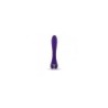 Oplaadbare, paarse siliconen rabbit vibrator