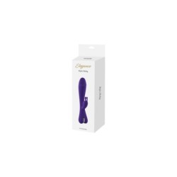 Wiederaufladbarer Silikon-Rabbit-Vibrator Lila