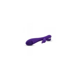 Oplaadbare, paarse siliconen rabbit vibrator