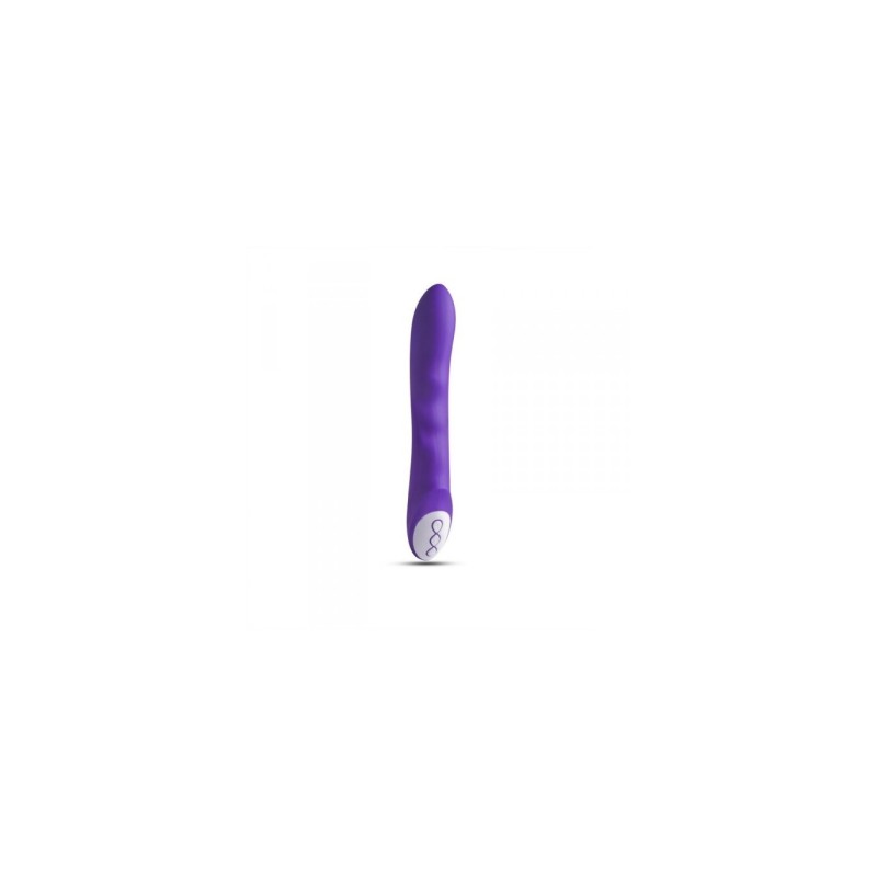 Vibratorius iš silikono G taškui įkraunamas violetinis