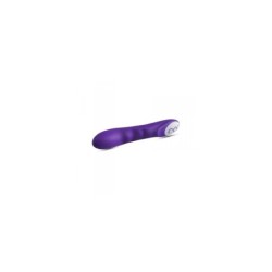 Vibratorius iš silikono G taškui įkraunamas violetinis