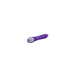 Vibratorius iš silikono G taškui įkraunamas violetinis