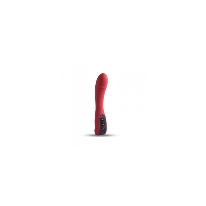 Vibrador de Silicona Punt G Recarregable Vermell
