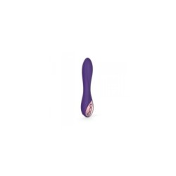 Vibrador de Silicone Baleia Ponto G Recarregável Roxo
