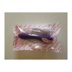 Vibrador de Silicone Baleia Ponto G Recarregável Roxo